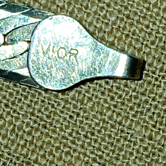 Vior Italian Silver Braided Bracelet. 925. High quality vintage silver - Picture 6 of 7